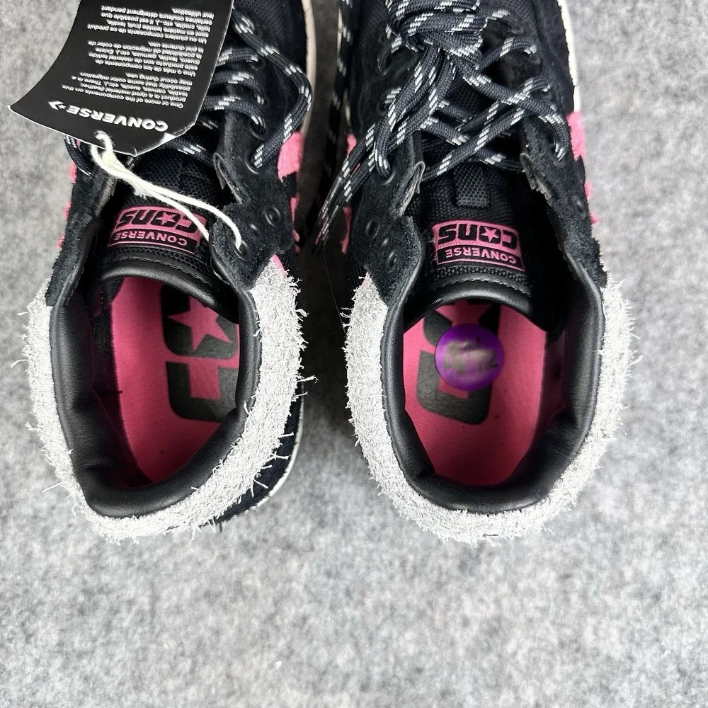 Converse CONS AS-1 Pro Black Pink Cordura Suede Skate Shoes A10586C Mens 4.5 NEW